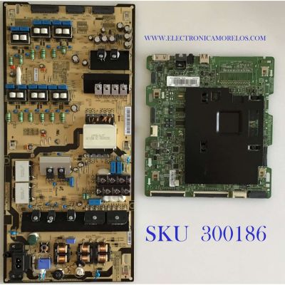 KIT DE TARJETAS PARA TV SAMSUNG / MAIN BN94-10763Y / BN41-02504A / FUENTE BN44-00880A / L65E8N_KSM / PANEL / CY-QK065FLAV2H / MODELO UN65KS8000FXZA AA02